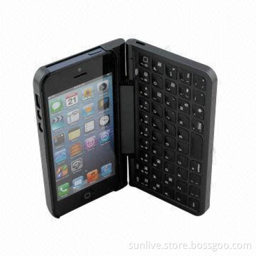 Bluetooth Keyboard for iPhone 5, 360° Rotating Case